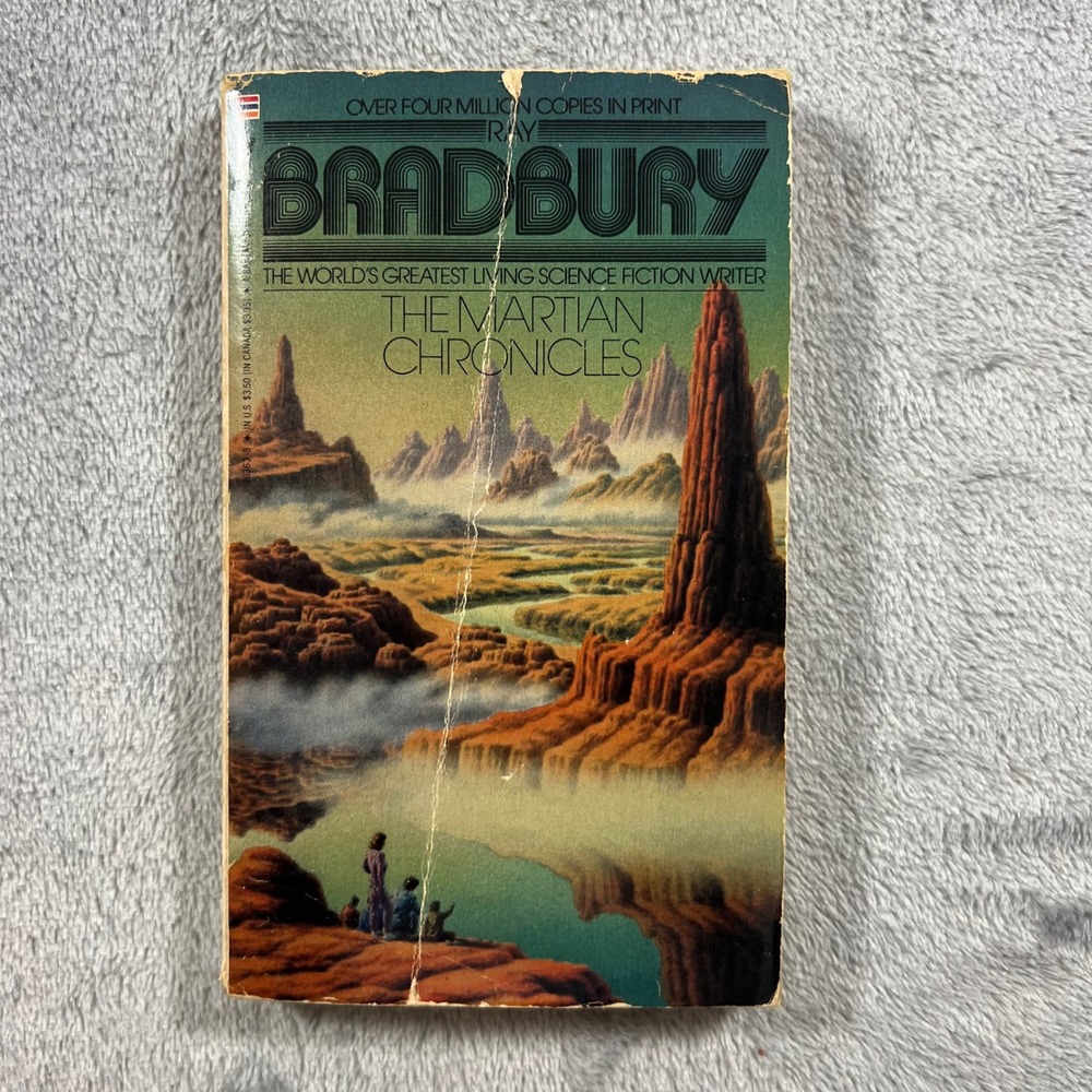 Ray Bradbury The Martian Chronicles Book OS Paperback Good Vintage Sci-Fi